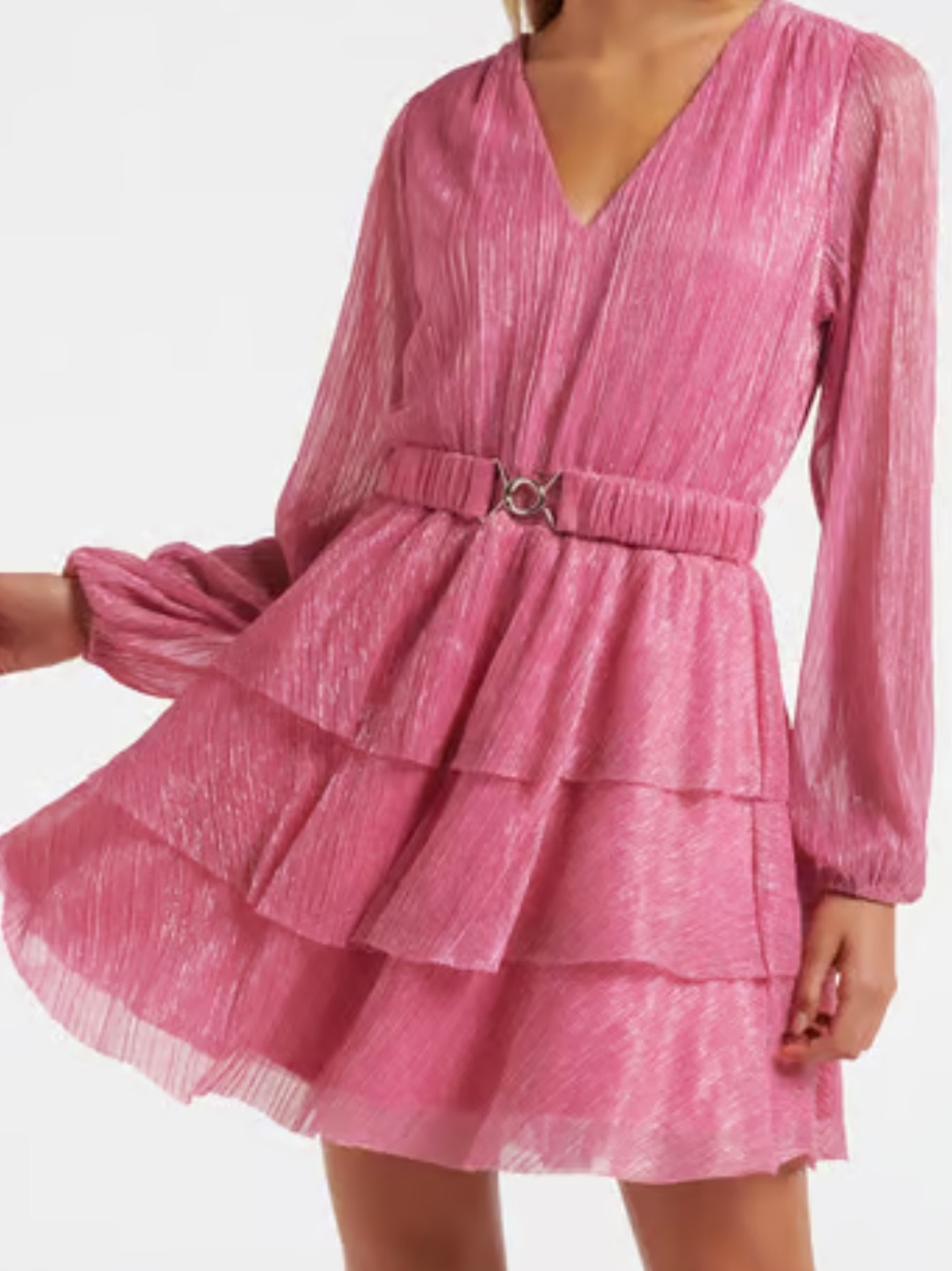 Ever New Nancy Plisse Tiered Mini